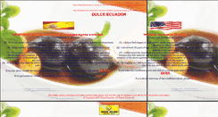 Desktop Screenshot of dulceecuador.com