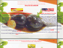 Tablet Screenshot of dulceecuador.com